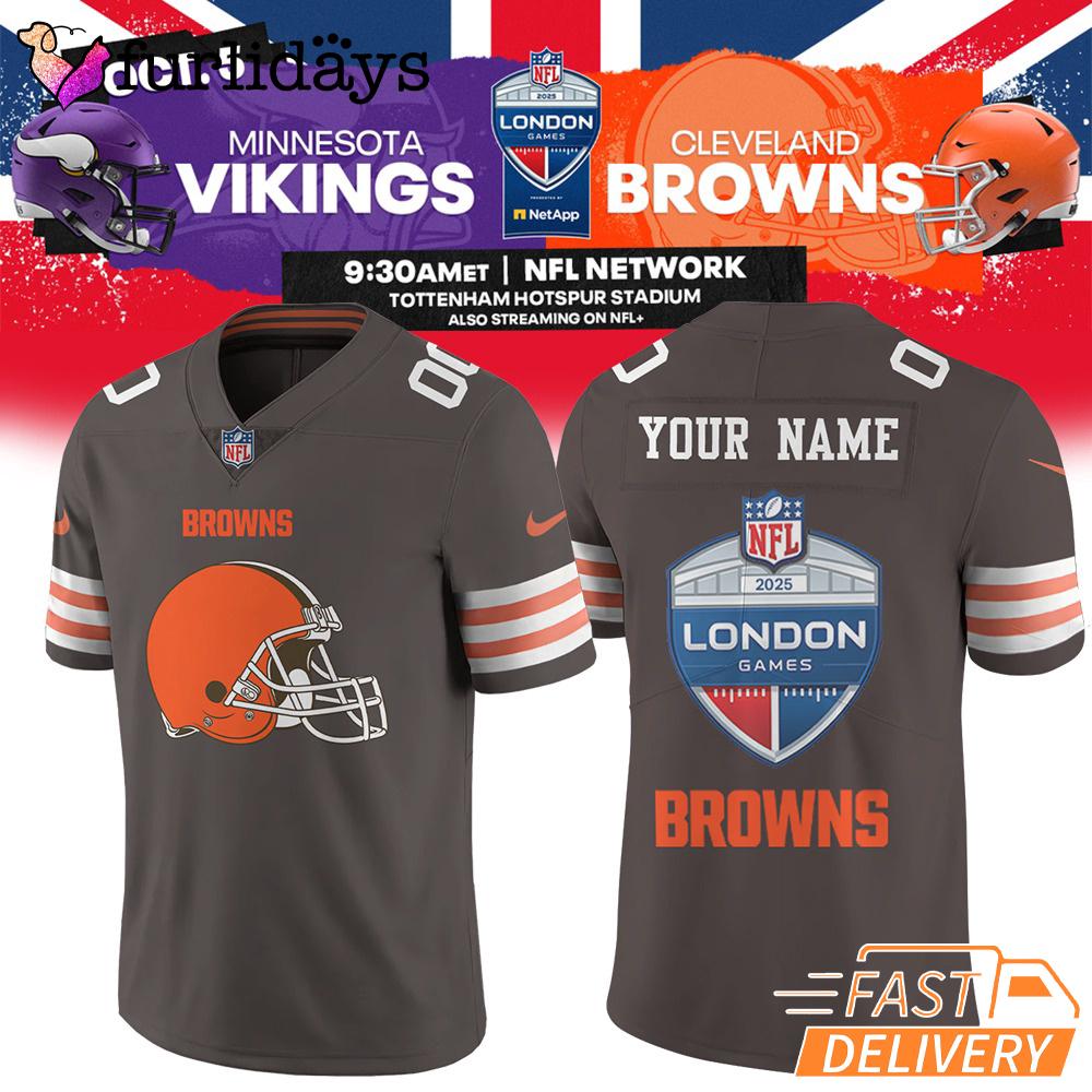 Cleveland Browns X Nfl London Games 2025 Football Jersey