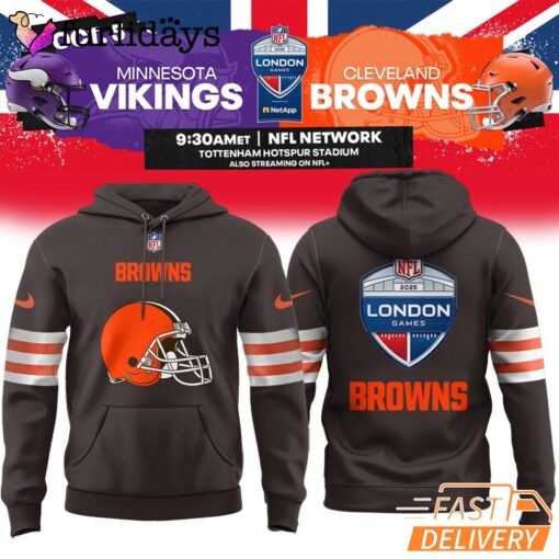 Cleveland Browns X Nfl London Games 2025 Hoodie