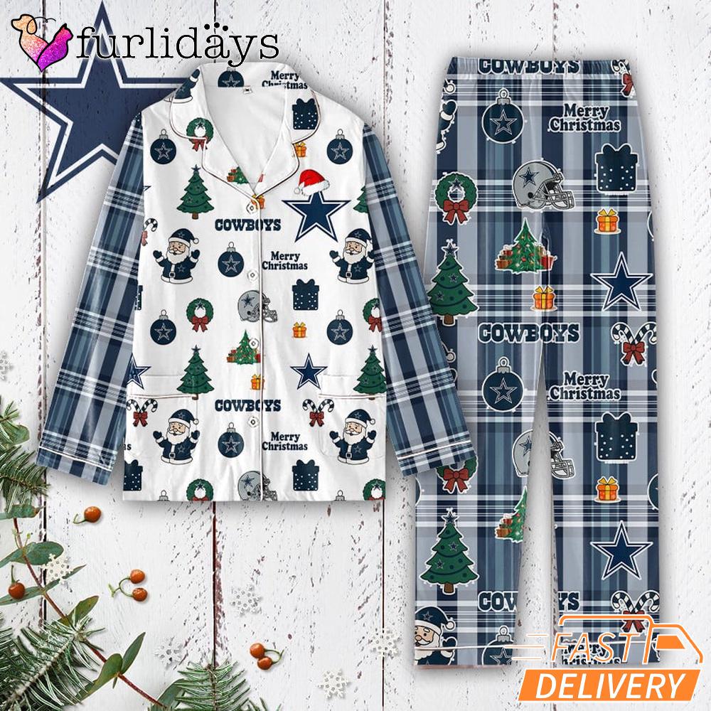 Dallas Cowboys Tis the Season Christmas Pajamas Set