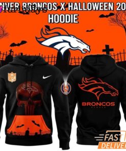 Denver Broncos Halloween 2025 Hoodie