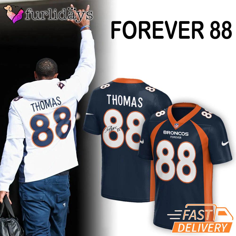 Denver Broncos Thomas Forever Our 88 Football Jersey 2025 Denver Broncos Thomas Forever Our 88 Football Jersey 2025