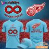 Detroit Red Wings Autism Awareness T-Shirt 2025