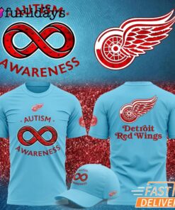 Detroit Red Wings Autism Awareness T-Shirt 2025