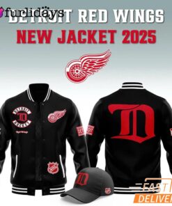 Detroit Red Wings New Baseball Jacket 2025