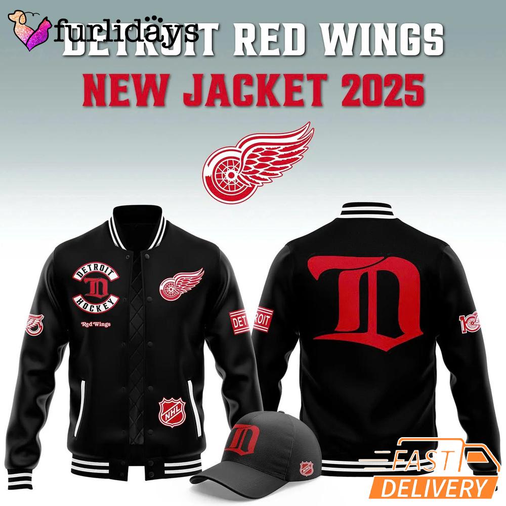 Detroit Red Wings New Baseball Jacket 2025 Detroit Red Wings New Baseball Jacket 2025