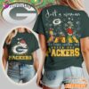 Green Bay Packers NFL Grinch Christmas 3D Shirt Just A Woman Gift