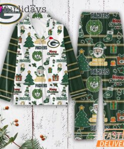Green Bay Packers Tis the Season Christmas Pajamas Set