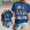 Indianapolis Colts NFL Grinch Christmas 3D Shirt Just A Woman Gift