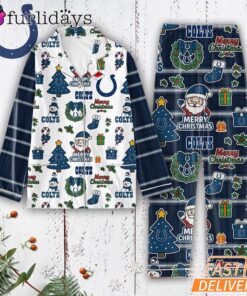 Indianapolis Colts Tis the Season Christmas Pajamas Set