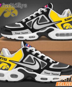 Iowa Hawkeyes NCAA Personalized Air Max Plus Sneaker