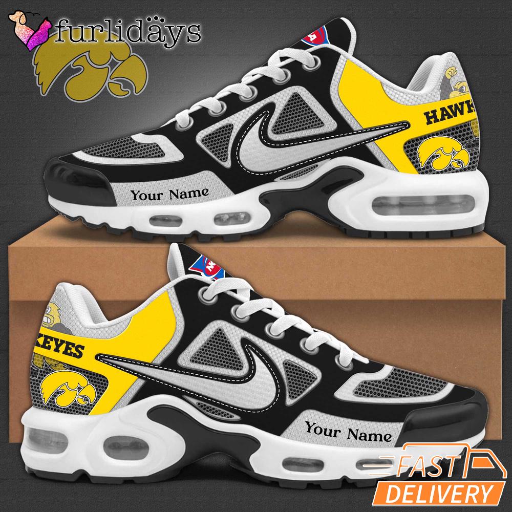 Iowa Hawkeyes NCAA Personalized Air Max Plus Sneaker Iowa Hawkeyes NCAA Personalized Air Max Plus Sneaker