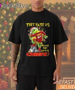 Kansas City Chiefs Grinch They Hate Us T-Shirt