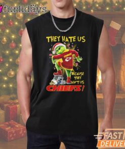 Kansas City Chiefs Grinch They Hate Us T-Shirt