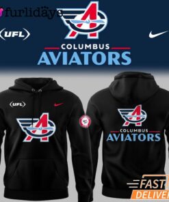 Limited Edition Columbus Aviators Football Black Hoodie