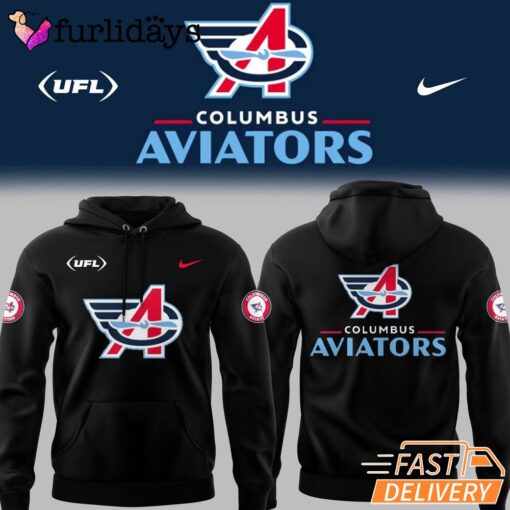 Limited Edition Columbus Aviators Football Black Hoodie