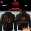 Limited Edition Houston Gamblers Football Black Hoodie