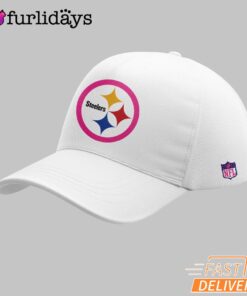 Limited Edition Pittsburgh Steelers 2025 Crucial Catch Intercept Cancer Cap