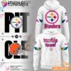 Limited Edition Pittsburgh Steelers 2025 Crucial Catch Intercept Cancer Hoodie