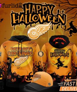 Limited Editions Detroit Red Wings Happy Halloween 2025 Hoodie