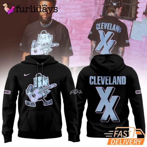 Machine Gun Kelly Logo Cleveland Browns All Over Print Hoodie