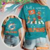 Miami Dolphins NFL Grinch Christmas 3D Shirt Just A Woman Gift