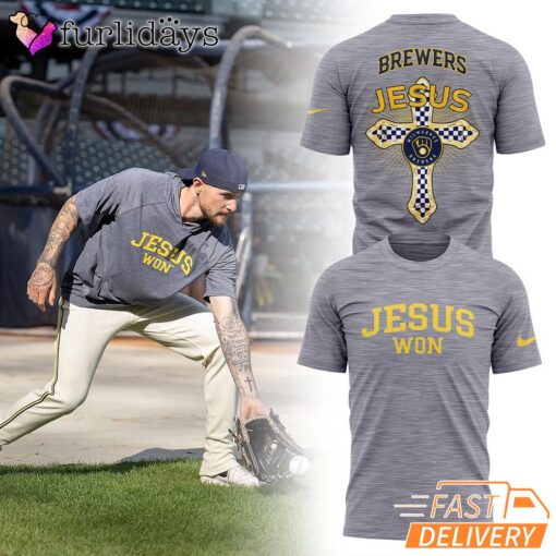 Milwaukee Brewers Thank You Jesus Shirt