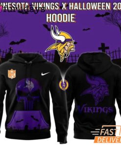 Minnesota Vikings Halloween 2025 Hoodie