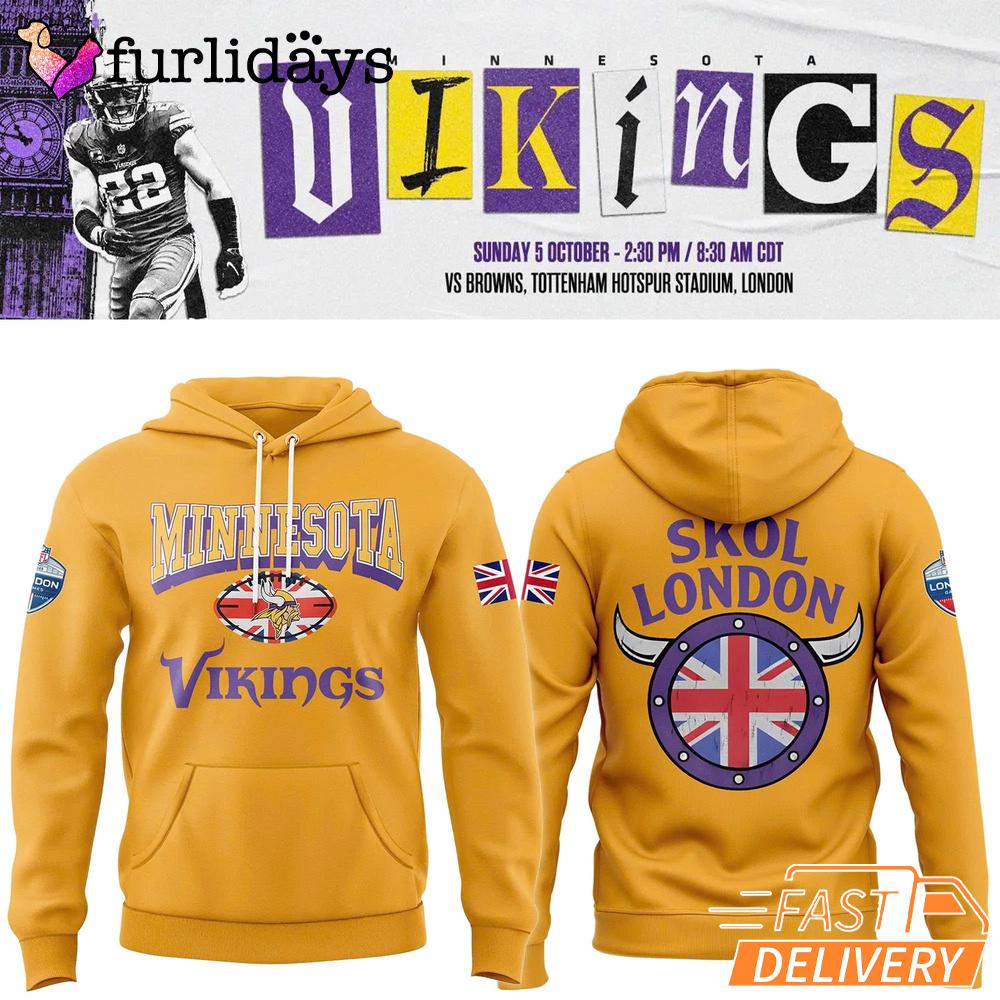 Minnesota Vikings NFL Skol London Game Hoodie