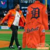 Mlb Detroit Tigers Big Logo World Series Men's Baseball Jacket