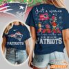 New England Patriots NFL Grinch Christmas 3D Shirt Just A Woman Gift