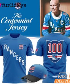 New York Rangers Centennial Blue T-Shirt 2025