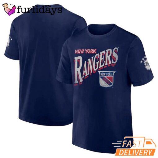 New York Rangers Fanatics Navy Decades Collection Made To Last T-Shirt