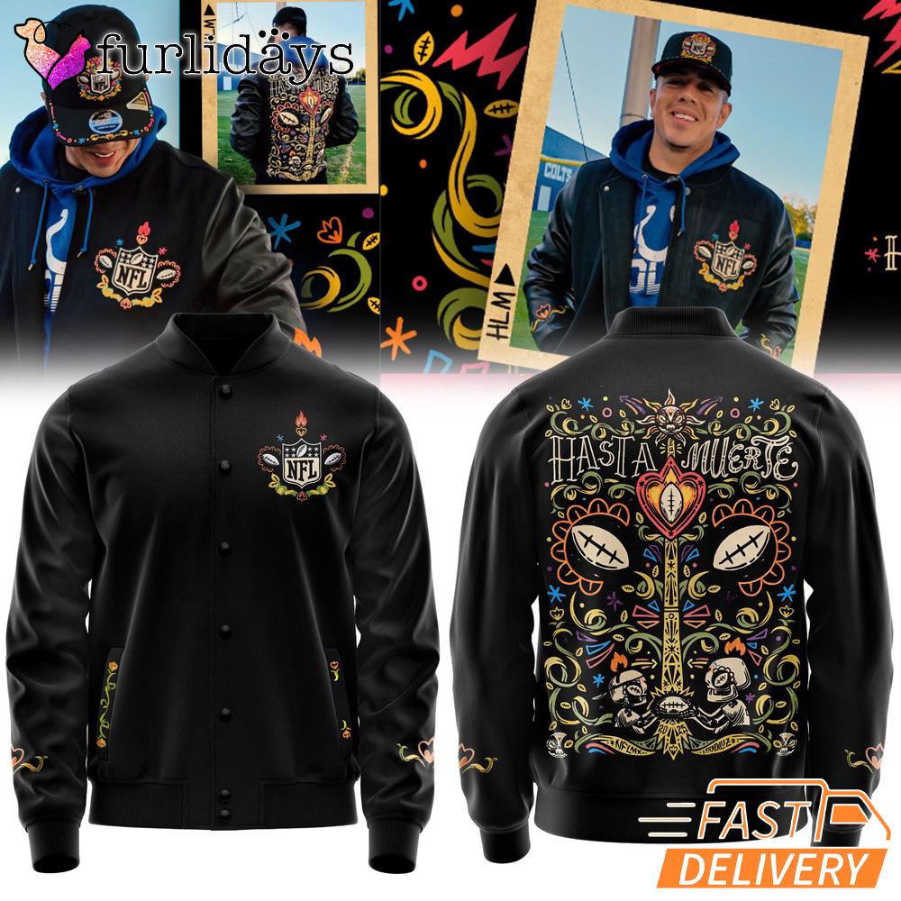 Nfl Hasta La Muerte Baseball Jacket Nfl Hasta La Muerte Baseball Jacket