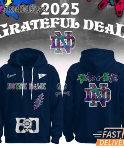 Notre Dame Fighting Irish Grateful Dead 60th Hoodie
