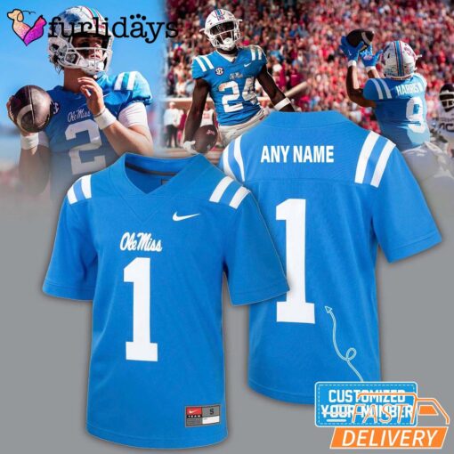 Ole Miss Rebels Untouchable Football Jersey Powder Blue