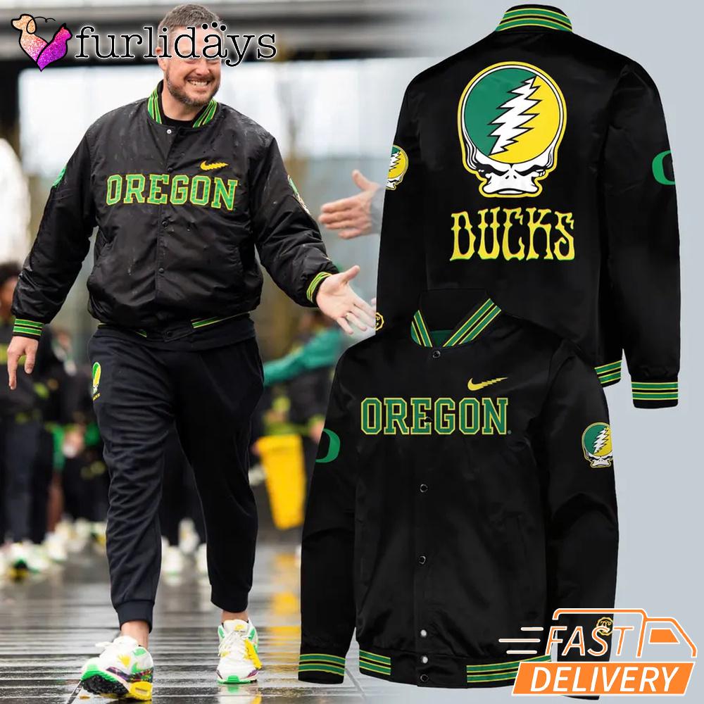 Oregon Duck Football Limited Edition Bomber Jacket 2025 Oregon Duck Football Limited Edition Bomber Jacket 2025
