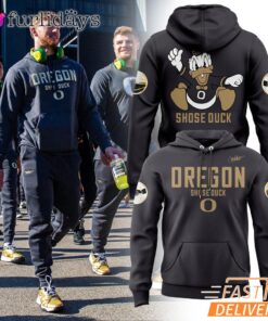 Oregon Honors Phil Knight with Shoe Duck Tribute Hoodie