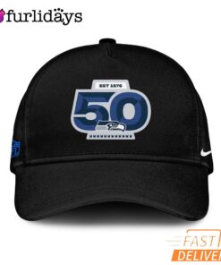 Seattle Seahawks Signature 50Th Season Classic Cap