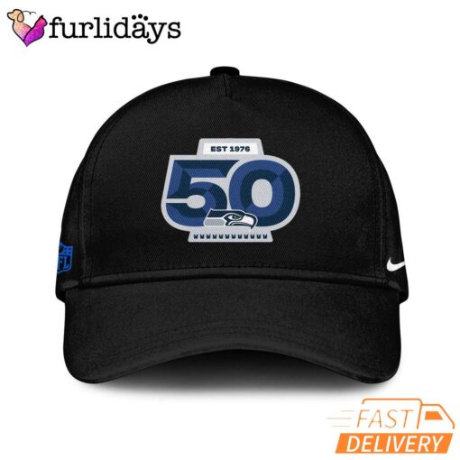 Seattle Seahawks Signature 50Th Season Classic Cap