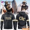 Special 2025 Grey Steel Uniform Georgia Tech Football Hoodie