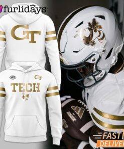 Special 2025 White Uniform Georgia Tech Football Hoodie