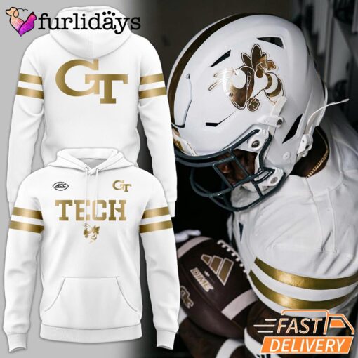 Special 2025 White Uniform Georgia Tech Football Hoodie