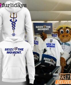 Special Seattle Mariners Seize The Moment White Hoodie