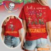 Tampa Bay Buccaneers NFL Grinch Christmas 3D Shirt Just A Woman Gift