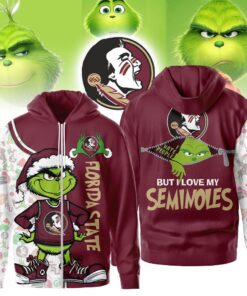 The Grinch Florida State Seminoles Hoodie, Funny Christmas Football Gift 2025