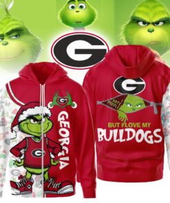 The Grinch Georgia Bulldogs Hoodie, Funny Christmas Football Gift 2025