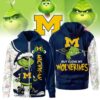 The Grinch Michigan Wolverines Hoodie, Funny Christmas Football Gift 2025