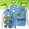 The Grinch North Carolina Tar Heels Hoodie, Funny Christmas Football Gift 2025