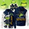 The Grinch Notre Dame Fighting Irish Hoodie, Funny Christmas Football Gift 2025