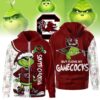 The Grinch South Carolina Gamecocks Hoodie, Funny Christmas Football Gift 2025